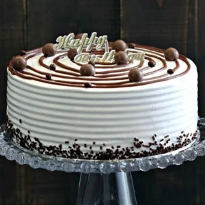 Fresh Cream Choco Vanilla Cake