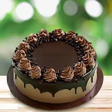 Eggless chocolate truffle cake