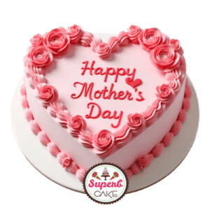 Heart Shape Strawberry cake